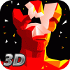 Red Superhot Shooter 3D
