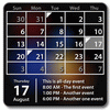 Виджет Календарь / Calendar widget