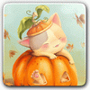 Pumpkin Kitten Live Wallpaper