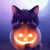 Живые обои: Хэллоуин Котенок / Halloween Kitten