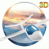 Планер в облаках 3D / Gliders In The Sky LWP 3D