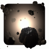 Астероиды 3Д Космический взрыв