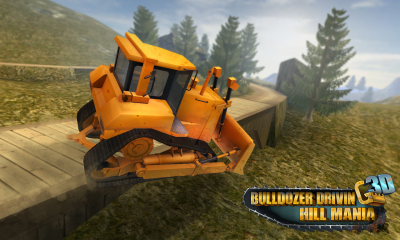 Бульдозер Driver 3D Hill Mania