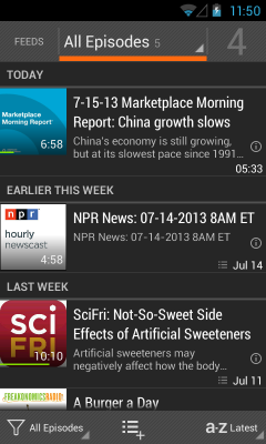 BeyondPod Podcast Manager