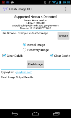 Flash Image GUI