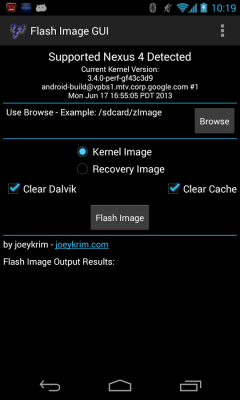 Flash Image GUI