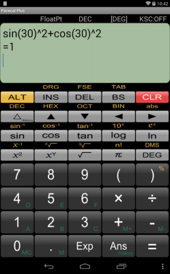 Panecal Scientific calculator