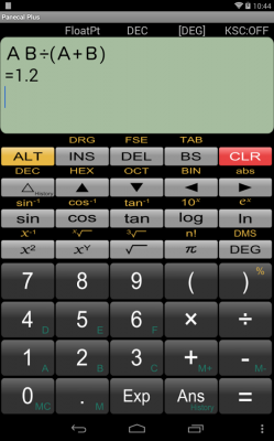 Panecal Scientific calculator