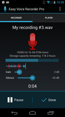Easy Voice Recorder Pro