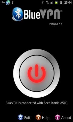 BlueVPN [DUN client] ICS