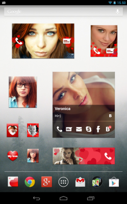 Виджеты контактов HD: Love / Widgets contacts HD: Love