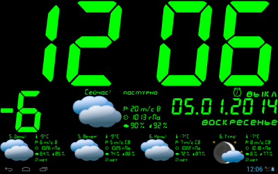 Tablet Clock