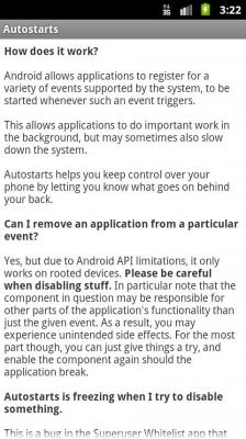 Autostarts