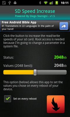 SD Speed Increase