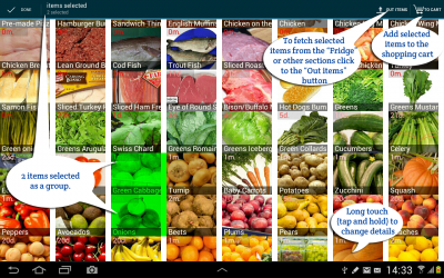 Холодильник и покупки / Refrigerator and purchase