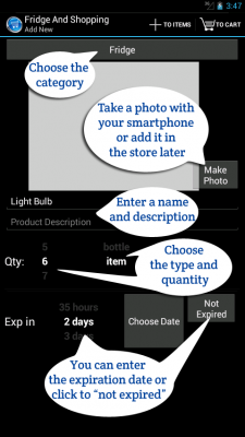 Холодильник и покупки / Refrigerator and purchase
