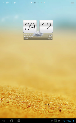 Sense V2 Flip Clock & Weather