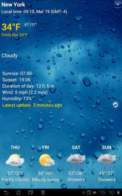 Sense V2 Flip Clock & Weather