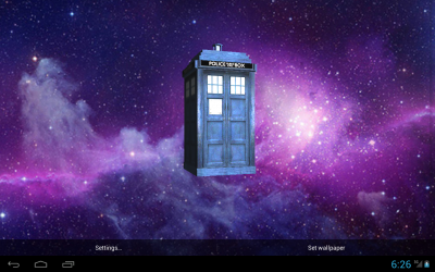 ТАРДИС 3D Живые обои / TARDIS 3D Live Wallpaper