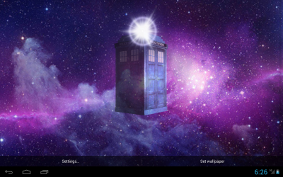 ТАРДИС 3D Живые обои / TARDIS 3D Live Wallpaper