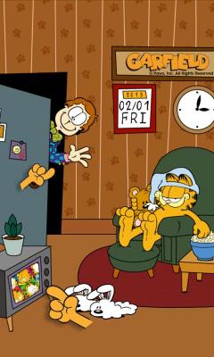 Home Sweet Garfield Live WP