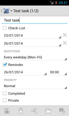 Tasks & Notes for MS Exchange