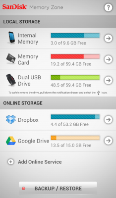 SanDisk Memory Zone