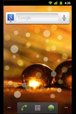 Живые обои: Золотые Мечты / Golden Dreams Live Wallpaper