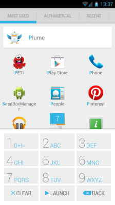 Quad Drawer, quick app drawer