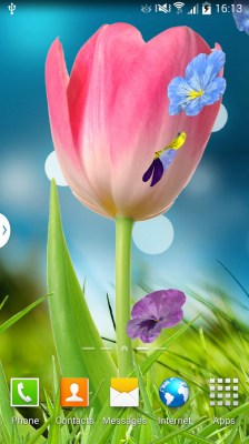 3D Цветы Живые Обои / 3D Flowers Live Wallpaper