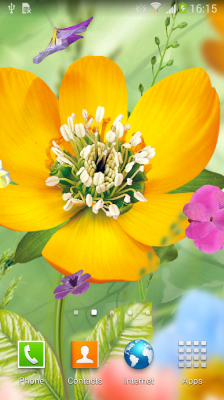 3D Цветы Живые Обои / 3D Flowers Live Wallpaper