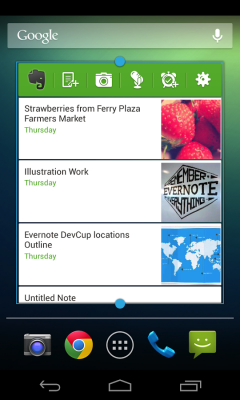 Evernote Widget