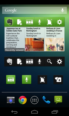 Evernote Widget