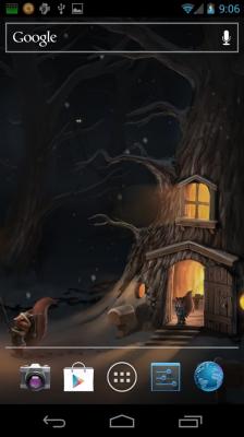 Живые обои: Первый снег / The First Snow Live Wallpaper