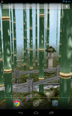 Живые обои: Бамбуковая роща 3D / Live Wallpaper: Bamboo Grove 3D