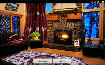 Живые обои: Романтический Камин / Romantic Fireplace LWP