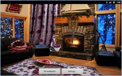 Живые обои: Романтический Камин / Romantic Fireplace LWP