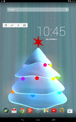 Живые обои: Новогодняя елка 3D / 3D Xmas Tree Live Wallpaper
