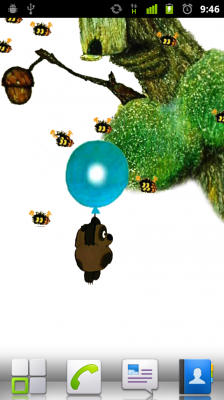 Винни Пух и пчёлы ЖИВЫЕ ОБОИ / Winnie the Pooh and the bees live wallpaper