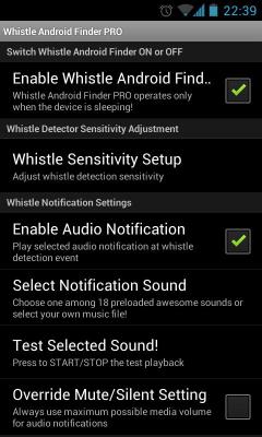 Поиск телефона на свист / Whistle Android Finder PRO