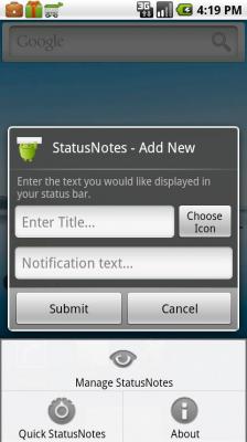 StatusNotes (Status Notes)