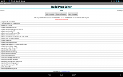 Build Prop Editor