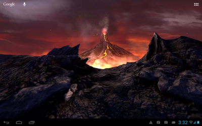 Живые обои: Вулкан / Volcano 3D Live Wallpaper