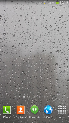 Живые обои: Капли дождя / Raindrops Live Wallpaper HD
