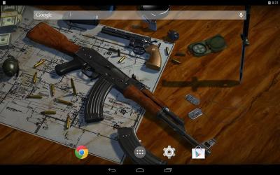 Живые обои: Оружие 3D / 3D Guns Live Wallpaper