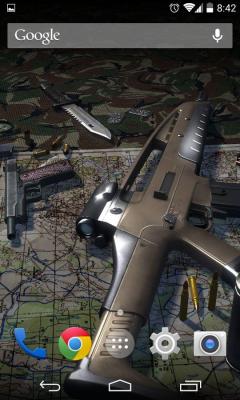 Живые обои: Оружие 3D / 3D Guns Live Wallpaper