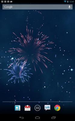 Живые обои: Фейерверк / KF Fireworks Live Wallpaper