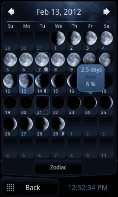 Луна Люкс - Лунный календарь