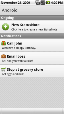 StatusNotes (Status Notes)