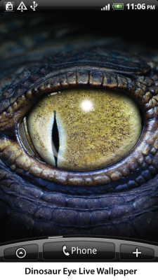 Dinosaur Eye Live Wallpaper
